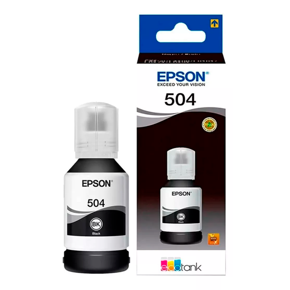 BOTELLA DE TINTA EPSON NEGRO T504