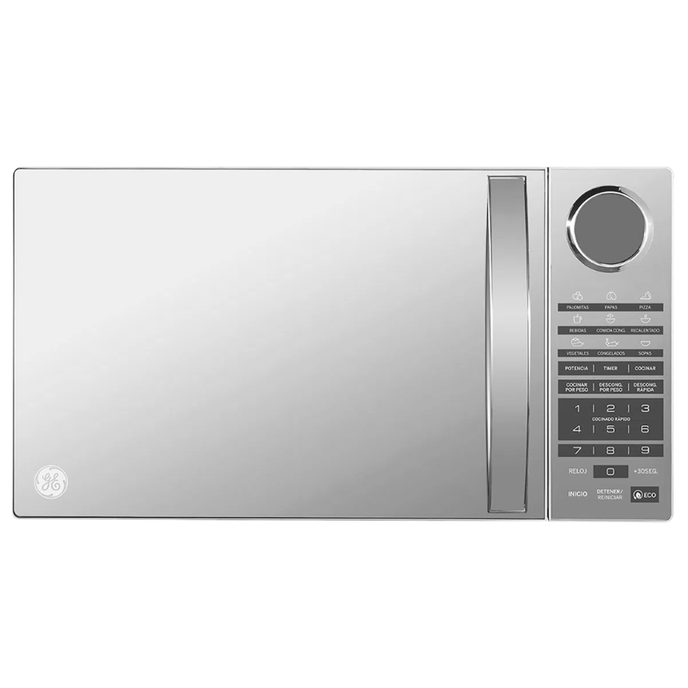 HORNO MICROONDAS GE 0.9CUFT ESPEJO MODELO MGE09SEJ