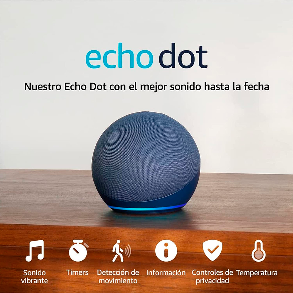 AMAZON ALEXA ECHO DOT 5TA GEN AZUL