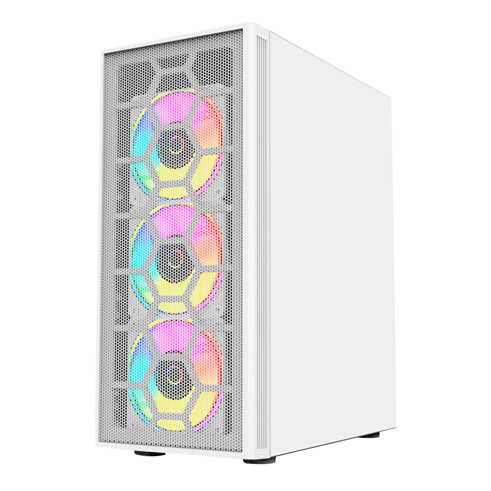 GABINETE BALAM RUSH BR-935999 DRAGONFLY MESH II BLANCO RGB