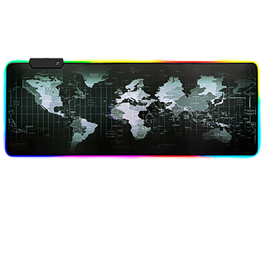 MOUSEPAD BROBOTIX 651329 PLANISFERIO ILUMINADO NEGRO