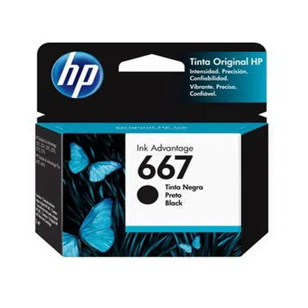 CARTUCHO DE TINTA HP INK 667 NEGRO