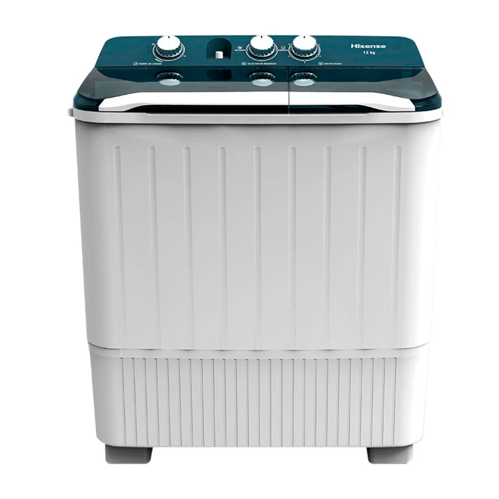 LAVADORA HISENSE 13 KG 2 TINAS BLANCO MODELO WSA1301P