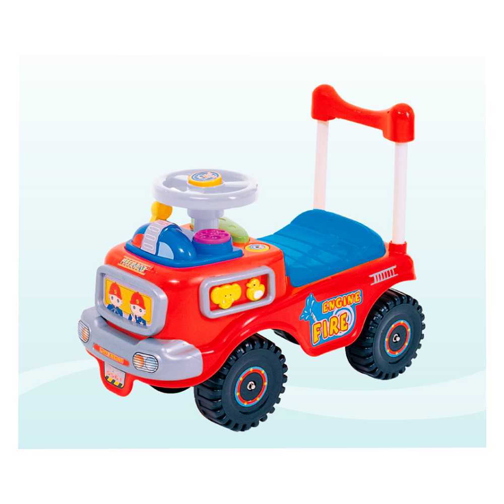 CARRITO MYTEK BOMBERO ROJO MODELO MY-5561B