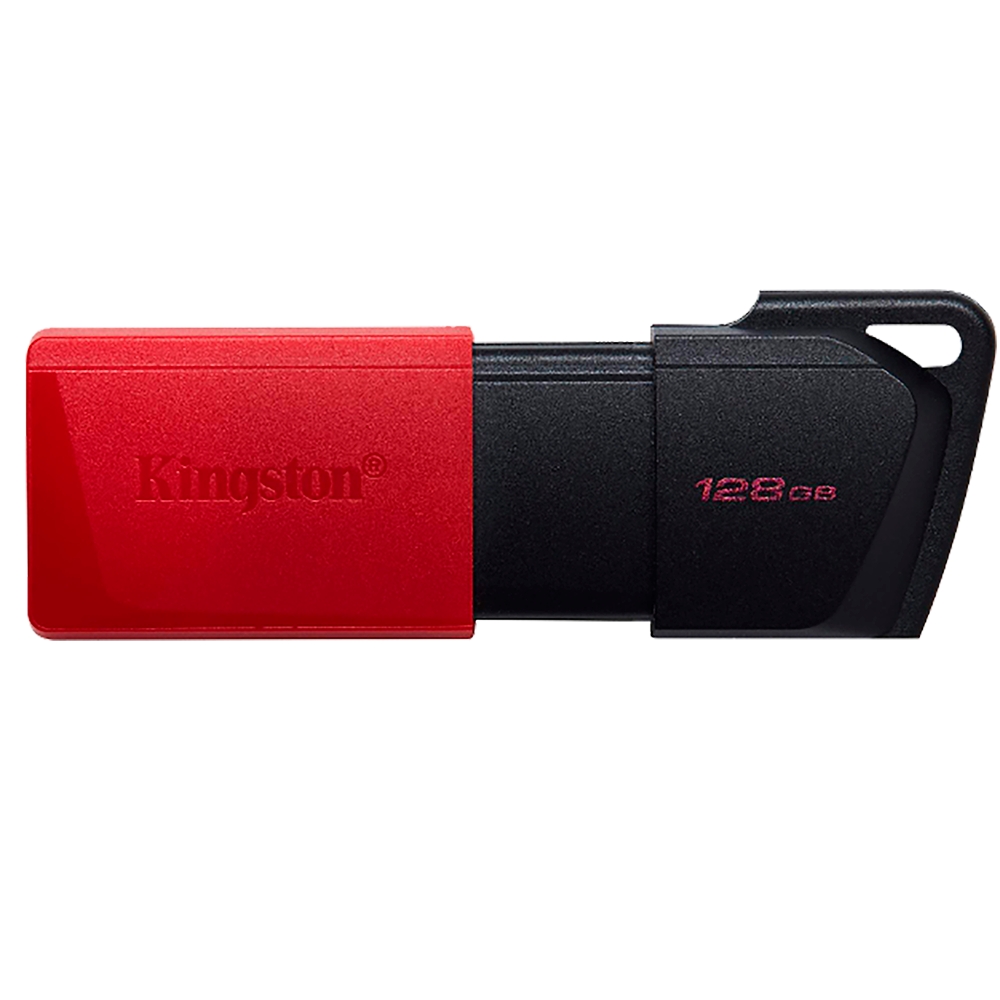 MEMORIA USB KINGSTON DE 128 GB ROJO NEGRO