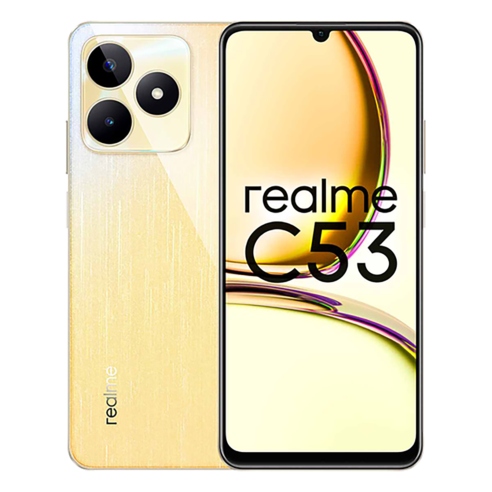 TELÉFONO CELULAR REALME MODELO C53 RMX3760 6GB+128GB COLOR DORADO