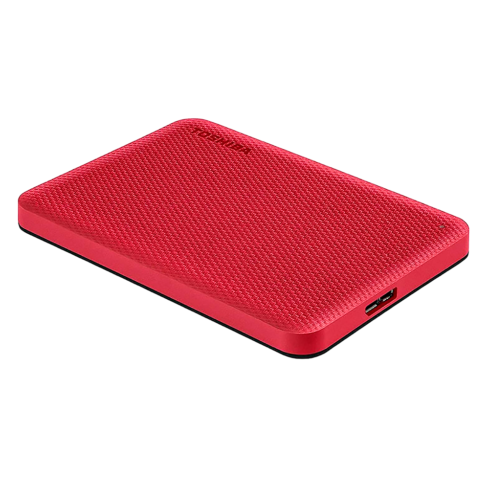 DISCO DURO EXTERNO TOSHIBA 4 TB CANVIO ADVANCE ROJO