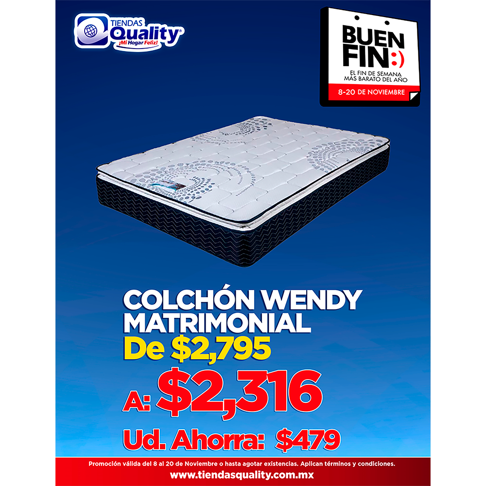 COLCHON WENDY SUPER NV MATRIMONIAL