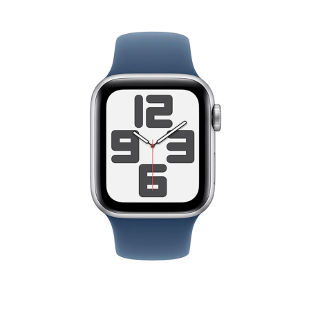 APPLE WATCH SE 2ND GEN 40MM PLATA DENIM SPORT BAND