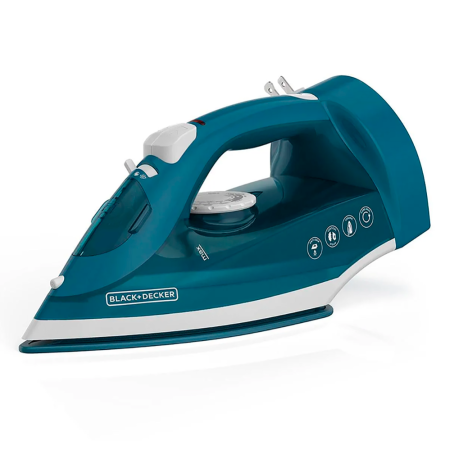 PLANCHA B&D ICR-004B AZUL CABLE RETRÁCTIL