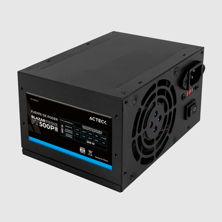 FUENTE DE PODER BLAZAR PRIME FT500P 500W