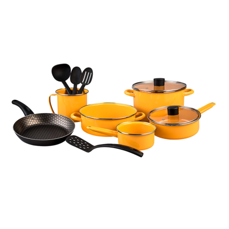 BATERÍA CINSA PRAKTICA AMARILLO MEDITERRÁNEO 12 PZAS