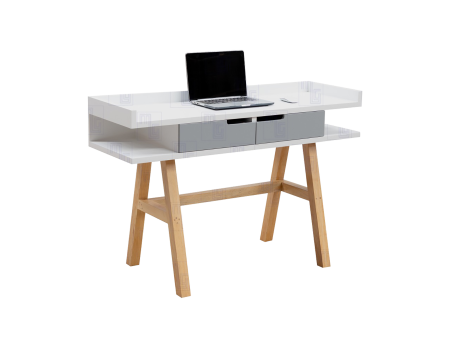ESCRITORIO GOMKRA MODELO MONTENEGRO COLOR BLANCO