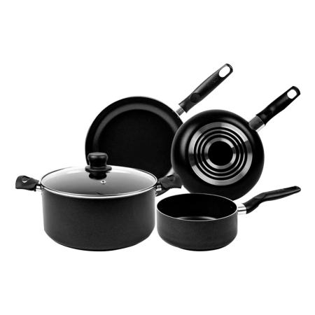 BATERÍA T-FAL INICIA 5 PIEZAS NEGRO