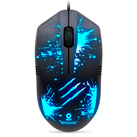 MOUSE BROBOTIX 263939 RGB XPLOTION NEGRO