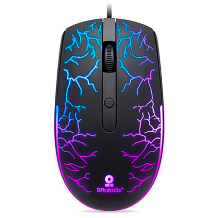 MOUSE BROBOTIX 263946 RGB STORM NEGRO