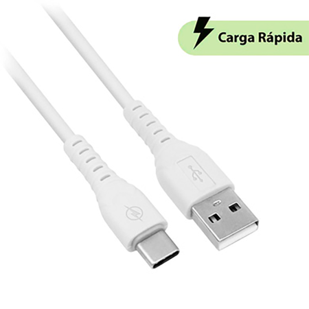 CABLE FASTCHARGE USB 3.0 A-TIPO C 1M BLANCO