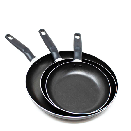 JUEGO DE SARTENES T-FAL 0125300 20,24,30 CM NEGRO