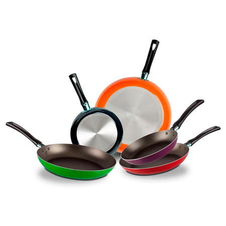 JUEGO DE SARTENES EKCO 35808 5 PACK COLORES
