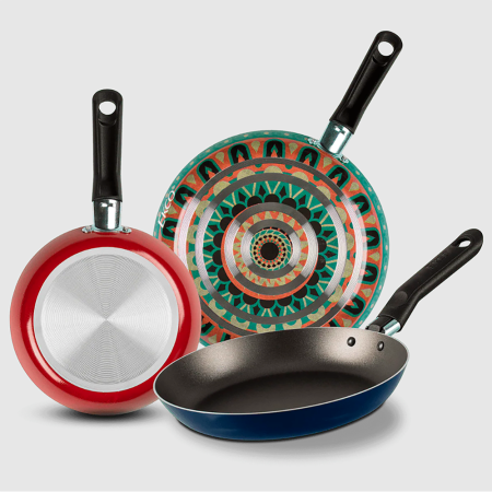 JUEGO DE SARTENES VASCONIA 88101 18/20/24CM HIPPIE CHIC