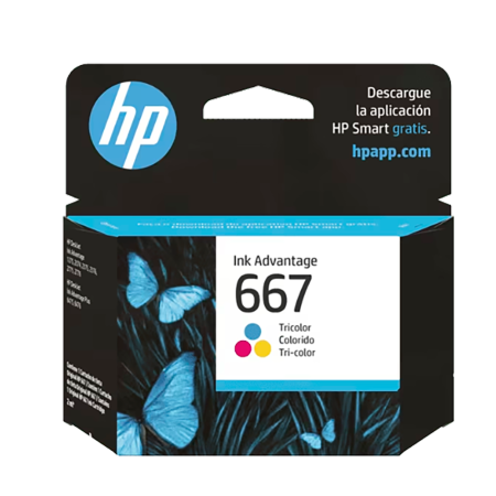 CARTUCHO DE TINTA HP INK 667 TRICOLOR