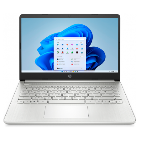 LAPTOP HP 14 PULGADAS 4GB+128SSD PLATA
