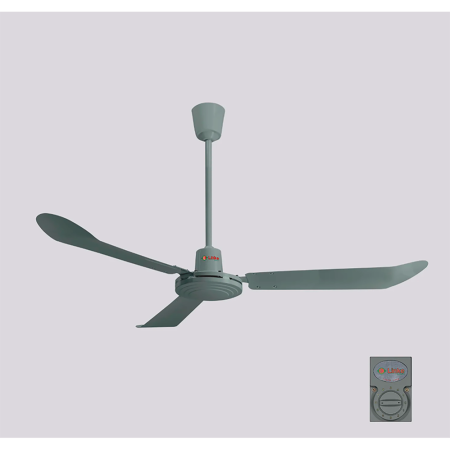 VENTILADOR TECHO 56 PULGADAS ALUMINIO C5601-AL GRIS
