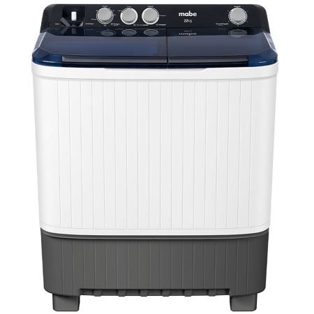 LAVADORA MABE 2 TINAS LMDX2224HBAB0 DE 22KG BLANCA