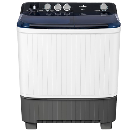LAVADORA MABE 16 KG DE 2 TINAS LMDX6124HBAB