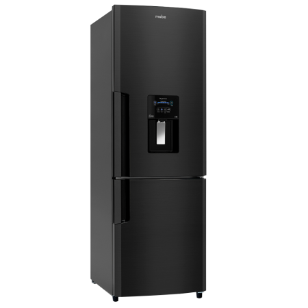 REFRI BOTTOM FREEZER MABE 300L BLACK STAINLESS STEEL