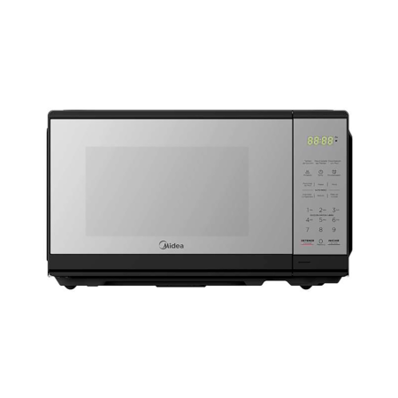 HORNO MICROONDAS MIDEA 0.7FT NEGRO CON PUERTA ESPEJO MMDF07S2MB
