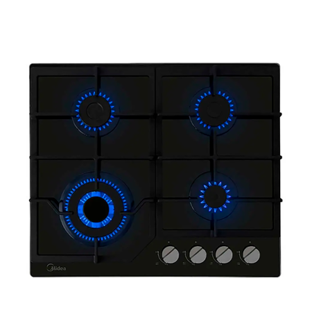 PARRILLA EMPOTRABLE MIDEA 60CM MTGB24R3402GG NEGRO