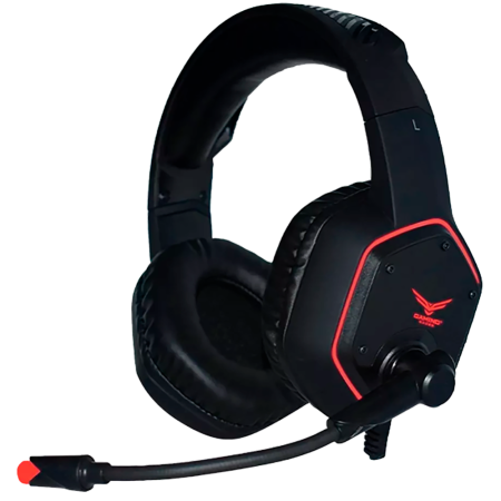 AUDIFONOS GAMER NACEB MODELO NA-0315 7.1 CANALES ILUMINACION RGB COLOR NEGRO
