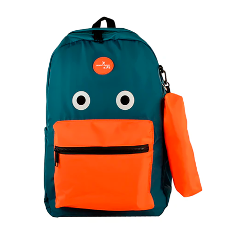 MOCHILA ESCOLAR PERFECT CHOICE GROOVY VERDE