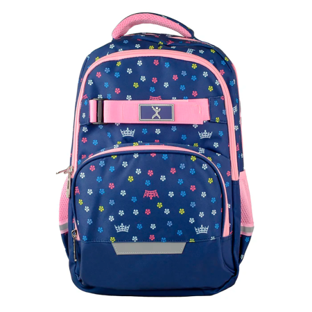 MOCHILA ESCOLAR PERFECT CHOICE ARCADE-FLORES