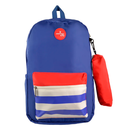 MOCHILA ESCOLAR PERFECT CHOICE GROOVY AZUL