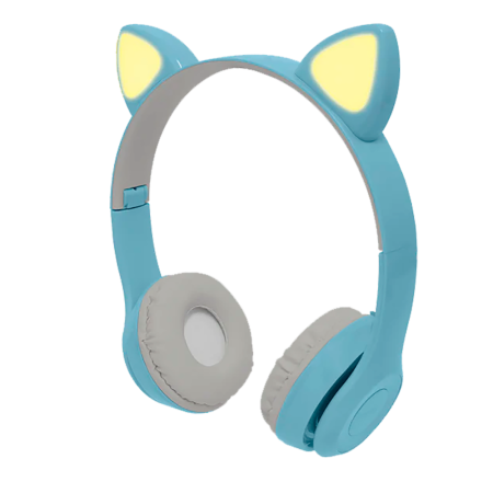 AUDÍFONO DIADEMA DE PERFECT CHOICE INFANTIL CATTO PC-116981 AZUL