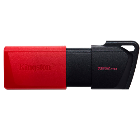 MEMORIA USB KINGSTON DE 128 GB ROJO NEGRO