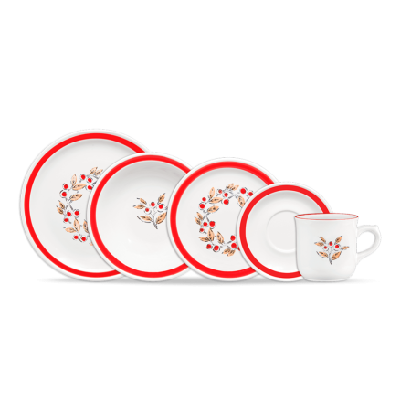 VAJILLA DULCE SAMBA 30 PIEZAS