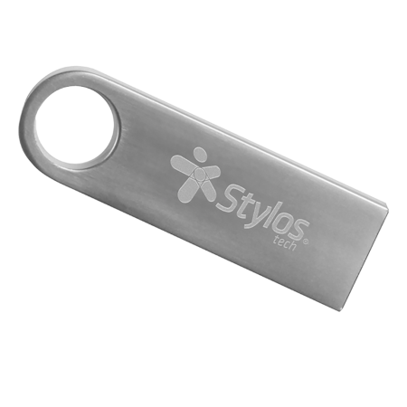MEMORIA USB STYLOS 32GB STMUSB3B PLATA