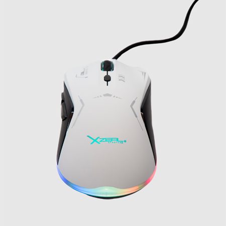 MOUSE GAMER XZEAL XST-401 BLANCO/NEGRO