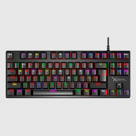 TECLADO MECANICO XZEAL 60% SWITCH XZ1020 ROJO