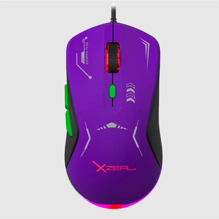 MOUSE GAMER XZEAL XZ-401 MORADO (XZPM1MV)