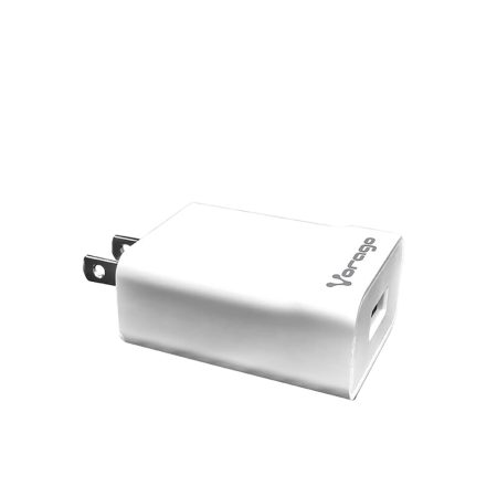 CARGADOR VORAGO UNIVERSAL DE CARGA RÁPIDA AU-302 BLANCO