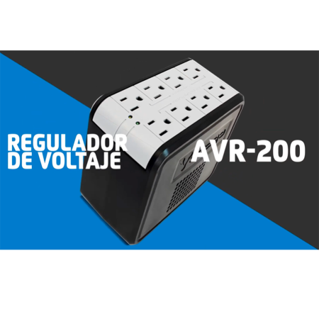 REGULADOR VORAGO AVR-200 1400VA 8 CONTACTOS