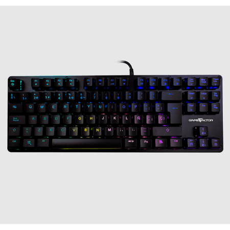 TECLADO MECANICO GAME FACTOR KBG500-RD ROJO