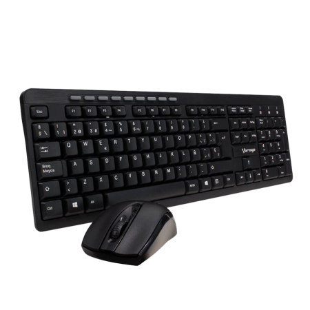 KIT TECLADO Y MOUSE VORAGO KM-304 INALÁMBRICO