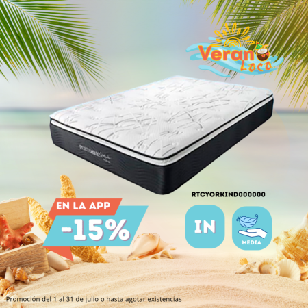 COLCHON INDIVIDUAL YORK RESTONIC