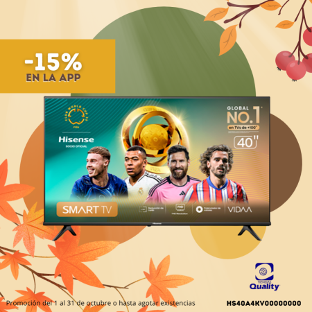 PANTALLA HISENSE 40 PULGADAS 40A4KV